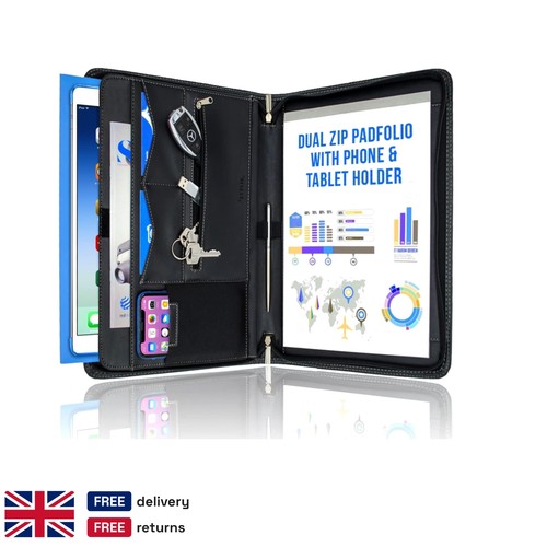 Professional padfolio zippered - professional,