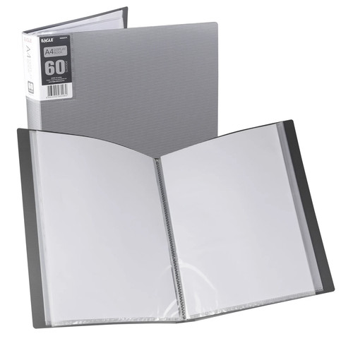 Binder with plastic sleeves - plastic,