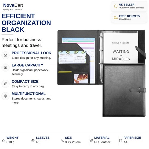 Business organizer black - business,