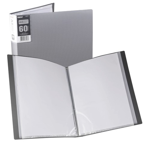 Binder with plastic - with,